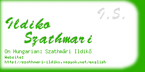 ildiko szathmari business card