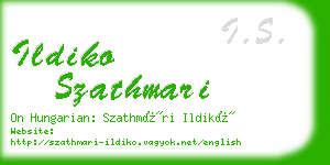 ildiko szathmari business card